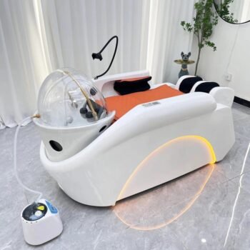 SSW XL780 Japanese Head Spa Massage Bed - Plumbed | Salon and Spa Wholesaler black