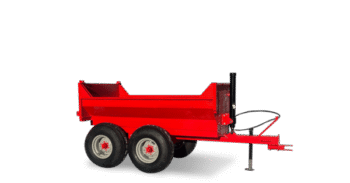 Montana 4’x8′ Farm Dump Trailer – 16,000# GVWR