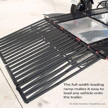 Trike/Spyder Ride-Up SRL Stand-Up Motorcycle Trailer